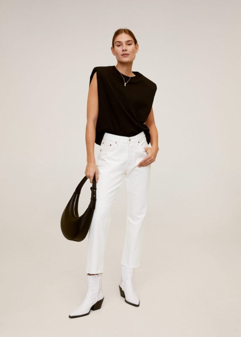 Jean Femme Boot Cut WHITE HOUSE BLACK MARKET - Taille 2 - Blanc - Occasion Très Bon État